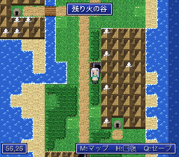 世界地図の岩肌に開いた隠し扉